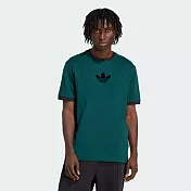 ADIDAS Oversize tee 男短袖上衣-JX1513 L 綠色