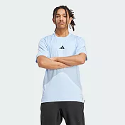 ADIDAS POWER 3S TEE 男短袖上衣-JV9713 L 藍色
