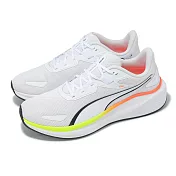 Puma 慢跑鞋 Skyrocket Lite 男鞋 女鞋 白 黃 緩衝 輕量 休閒 運動鞋 37943733 24cm WHITE/YELLOW-RED
