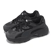 Puma 休閒鞋 Pulsar Lite Pop 女鞋 黑 灰 厚底 增高 復古 老爹鞋 40298204 24cm BLACK/GREY
