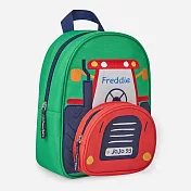 英國 JoJo Maman BeBe 幼稚園/大童防潑水後背包 學生包 旅行包_ 紅色車車