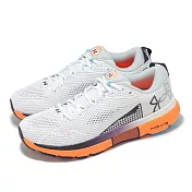 Under Armour 慢跑鞋 HOVR Infinite 5 男鞋 白 橘 緩震 支撐 運動鞋 UA 3026545102 29.5cm WHITE/ORANGE