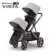 【UPPAbaby】VISTA V3王者之尊旗鑑推車-雙人推車 珍珠灰 SAV