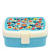 英國 Rex London 卡扣式兩層午餐盒/便當盒/野餐盒_ 蝴蝶花園