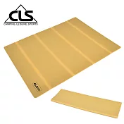 【韓國CLS】折疊矽膠野餐隔熱桌墊/桌墊/坐墊/野餐墊/露營/野炊(三色任選) 卡其色