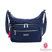 Roberto Mocali - 義大利諾貝兔無限系列輕盈尼龍斜背側背包 藍色