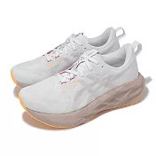 Asics 慢跑鞋 Novablast 5 D 寬楦 女鞋 白 紫 回彈 厚底 運動鞋 亞瑟士 1012B766102