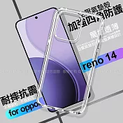 CITY BOSS for OPPO RENO 14 加強四角防護防摔空壓氣墊殼 單品
