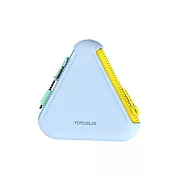 YOYOISLES Mini Bag 雙拉鍊零錢包 收納包 小物包 迷你收納包 -冰川藍