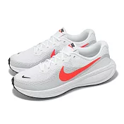 Nike 慢跑鞋 Revolution 8 男鞋 白 紅 緩震 運動鞋 HJ9198-102 27.5cm WHITE/BRIGHT CRIMSON