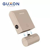 【iWALK】LINK 13500mAh 二合一組合式行動電源Lightning款 奶茶色