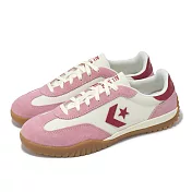 Converse 休閒鞋 Run Star Trainer 男鞋 女鞋 粉紅 白 復古 麂皮 膠底 A13053C 22.5cm PINK/WHITE