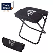 【Truly House】輕量化露營軍風收納包變形椅 戰術椅 摺疊椅 露營椅 (兩色任選) 黑色