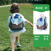 KOCOTREE 漫遊輕量雙背包-小碼M 星云藍