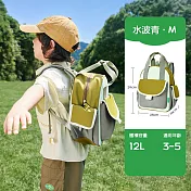 KOCOTREE 漫遊輕量雙背包-小碼M 水波青