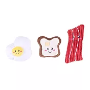 ZippyPaws 美味啾關係-迷你早餐三寶 | 狗狗玩具 寵物玩具 毛絨玩具 發聲玩具