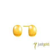 【Just Gold 鎮金店】金映 黃金耳環