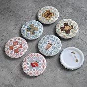 《桐鹿》海棠台灣 胸章/徽章 6入