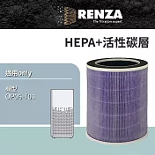 適用 only OP06-T01 極速淨化 9-13坪 變頻1級空氣清淨機 HEPA+活性碳 濾網 濾芯 濾心