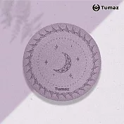【Tumaz月熊健身】星空意象PU天然橡膠杯墊  星辰紫