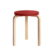 Artek Stool 60 三腳圓凳 （鮮紅）