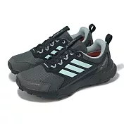 adidas 越野跑鞋 Terrex Tracefinder 2 Clima 女鞋 黑 藍 防水鞋面 戶外 愛迪達 JI0278 23cm BLACK/BLUE