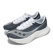 Saucony 競速跑鞋 Endorphin Pro 4 男鞋 藍 白 碳板 緩震 支撐 運動鞋 索康尼 S20939310 26cm DUSK/WHITE