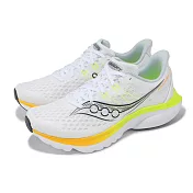 Saucony 競速跑鞋 Kinvara 16 男鞋 白 黃 緩震 訓練 運動鞋 索康尼 S21020231 32cm WHITE/CITRON