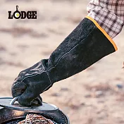 【美國LODGE】加長型耐高溫隔熱麂皮革手套(一雙)