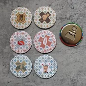 《桐鹿》海棠台灣  磁鐵開瓶器6入