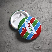 《桐鹿》茄芷風格 胸章/徽章2入_ 愛台灣