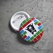 《桐鹿》茄芷風格 胸章/徽章2入_ 黑熊