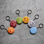 《桐鹿》與鹿同行系列 鑰匙圈6入