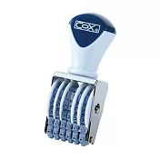 【COX 三燕】5號字 六連號碼印 字高3.4mm /個 NO.5-6