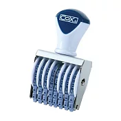 【COX 三燕】4號字 八連號碼印 字高3.9mm /個 NO.4-8
