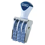【COX 三燕】4號字 歐文 日付印 字高3.9mm /個 NO.4