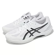 Asics 羽球鞋 Court Hunter FF 男鞋 女鞋 白 黑 室內運動 羽排鞋 亞瑟士 1071A111101 25.5cm WHITE/BLACK