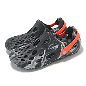 Merrell 異形鞋 Hydro Moc 男鞋 渲染黑 大理石紋 水陸鞋 洞洞鞋 戶外鞋 溯溪鞋 ML007367 26cm BLACK/FLARE