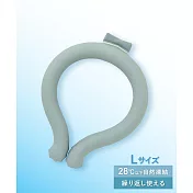 戶外酷暑對策-【日本3COINS】 冰涼降溫神器無印風格降溫脖頸圈  藍綠色