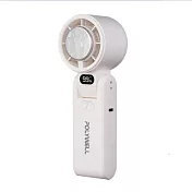 POLYWELL 折疊式數顯冰敷風扇 白色