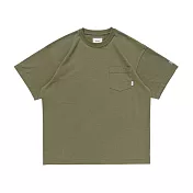 Wtaps Muddy 01 / Ss / Cotton 軍綠色 短袖 小口袋 251ATDT-CSM32