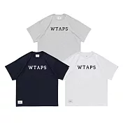 Wtaps Academy / 01 / Ss / Ctpl 灰 / 海軍藍 / 白色 Logo 短袖 251ATDT-CSM19