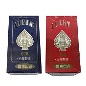 【金鷹牌】008 撲克牌 紅/藍 24打入/箱 紅盒