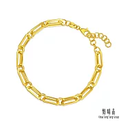 【點睛品】鍊鎖美學 黃金手鍊_計價黃金