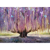 【玲廊滿藝】盧來全-紫藤花舞33x45cm