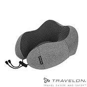 【Travelon 美國防盜包】旅行記憶頸枕TL-13483- 灰