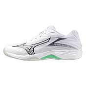 Mizuno Thunder Blade Z [V1GA237016] 男女 排球鞋 穩定 包覆 回彈 白 綠