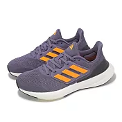adidas 慢跑鞋 Pureboost 23 W 女鞋 紫 橘 Boost 緩震 運動鞋 愛迪達 IF2388 24.5cm PURPLE/ORANGE