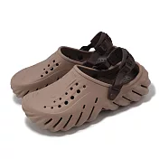 Crocs 洞洞鞋 Echo Clog 男鞋 女鞋 拿鐵色 波波克駱格 涼拖鞋 休閒鞋 卡駱馳 2079372Q9 22cm LATTE