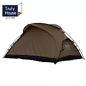 【Truly House】軍風黑化露營帳篷 袋鼠帳篷(三色任選) 卡其